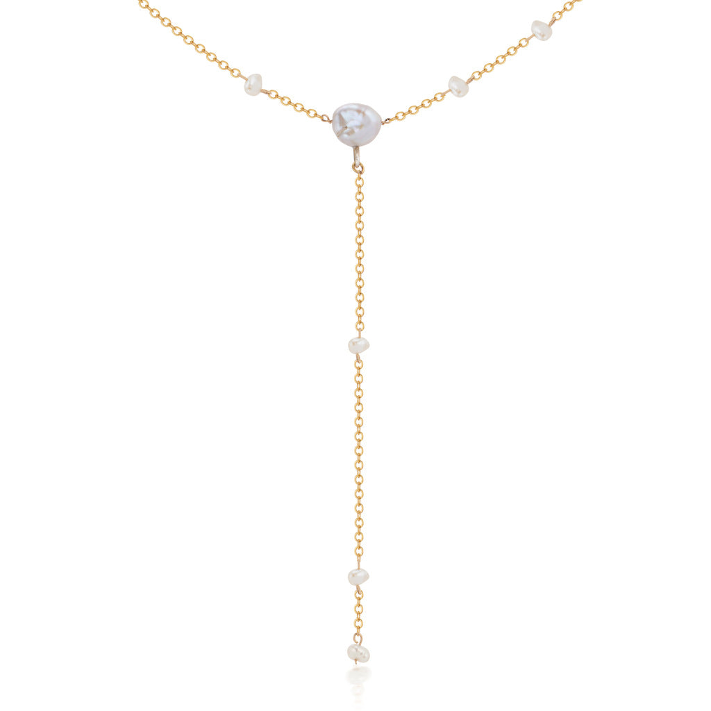 Pearl 'Y' Necklace