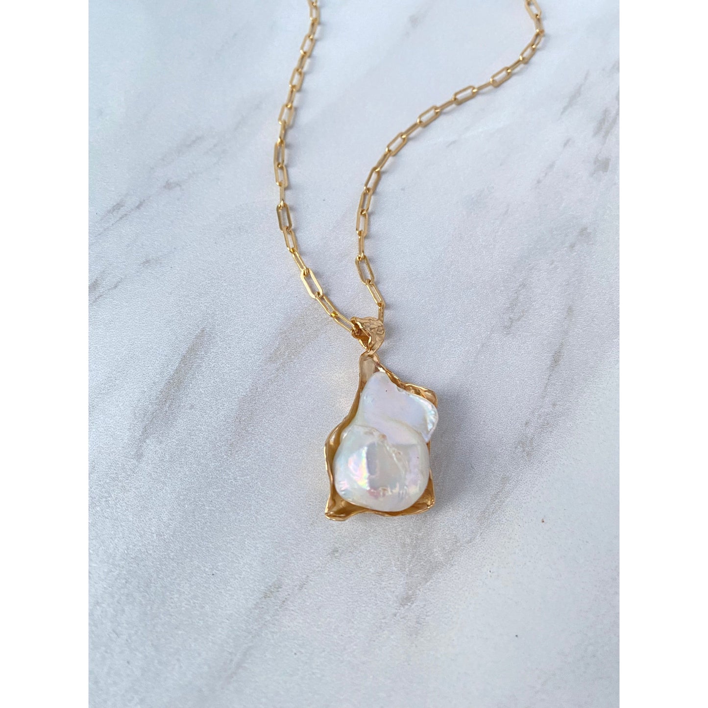 One Of A Kind Baroque Pearl Necklace