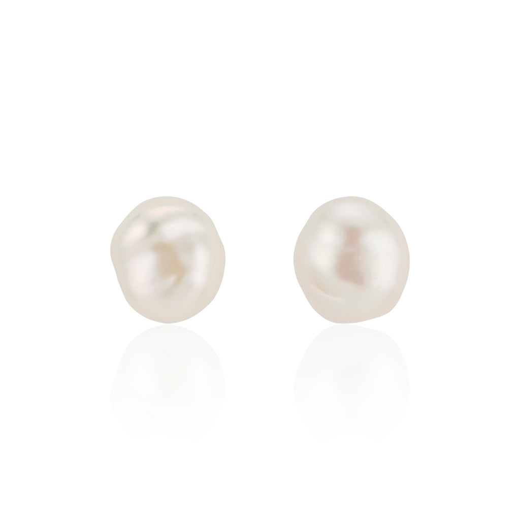 Large Katie Baroque Pearl Stud