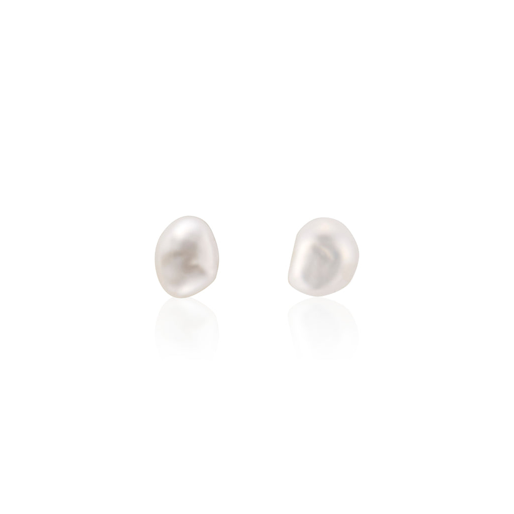 Small Katie Baroque Pearl Studs