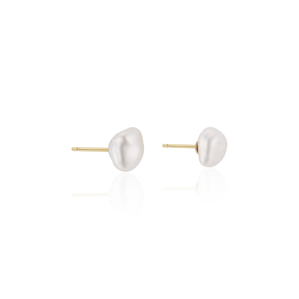 Small Katie Baroque Pearl Studs