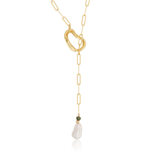 Baroque Pearl Lariat