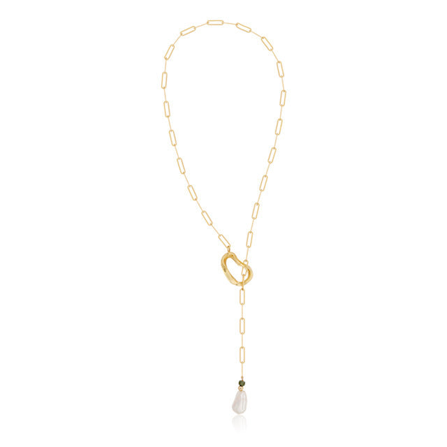 Baroque Pearl Lariat